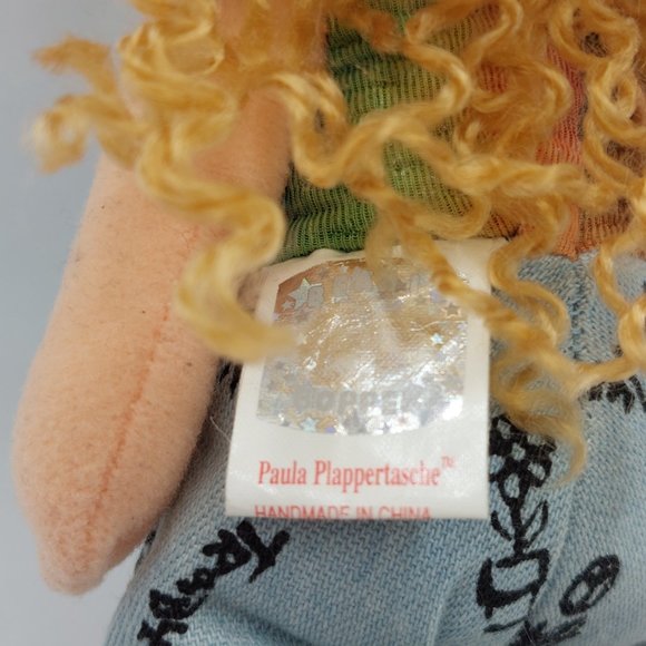 ♠️3/$30♠️ TY - Teenine Boopers Paula Plapperstasche Beanie Babies 2002 8" - Picture 3 of 6